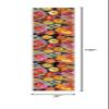 Unique Loom Lyon Collection Area Rug - Kennedy (2' 7" x 12' Runner, Black/ Green) view 2