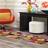 Unique Loom Lyon Collection Area Rug - Kennedy (2' 7" x 12' Runner, Black/ Green) view 4