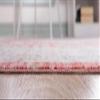 Unique Loom Noble Collection Area Rug - Elizabeth (3' 10" Round, Red/ Blue) view 4