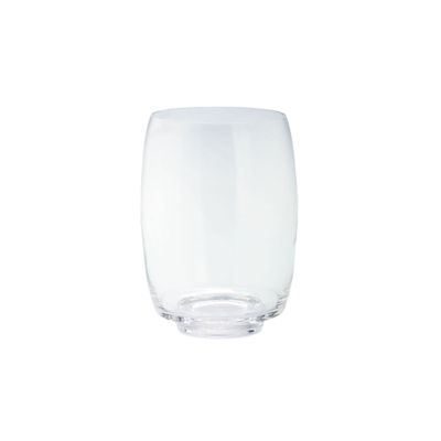 7.5" Clear Solid Glass Classic Candle Holder