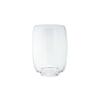 7.5" Clear Solid Glass Classic Candle Holder view 1