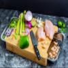 Bamboo Cutting Board by Ecozoi with 2 Slide Out Drawers. Keep Meal Prep Organized With Organic Bamboo Wooden Chopping Station. Non-Slip Butcher Block with Juice Groove for Easy Cleaning view 2