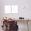 Stupell Industries Female Gesture Drawings Minimalist Curved Linework view 2