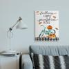 Stupell Industries Fall Leaves Pumpkin Sign Autumn Turquoise Bicycle view 2