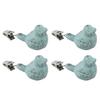Cabilock 4pcs Green Bird Shape Tablecloth Clips Creative Iron Covers for Home Dining Picnics Buffets and Events Secure Your Tablecloth Windy Conditions view 1