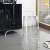 Kitchen & Dining Room Chairs Side Chairs Modern Acrylic Counter Bar Stool in Clear, Nordic High Stool, Plastic Dining Table Chair, for Kitchen Breakfast Counter Conservatory Cafe Pub view 4