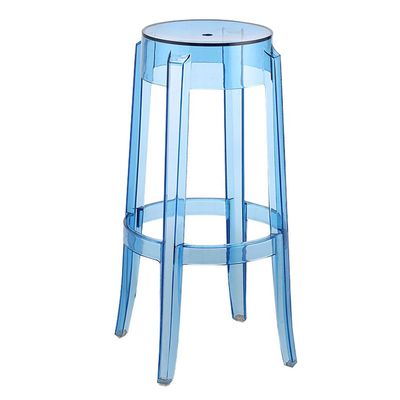 Kitchen & Dining Room Chairs Side Chairs Modern Acrylic Counter Bar Stool in Clear, Nordic High Stool, Plastic Dining Table Chair, for Kitchen Breakfast Counter Conservatory Cafe Pub
