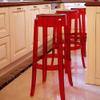 Kitchen & Dining Room Chairs Side Chairs Modern Acrylic Counter Bar Stool in Clear, Nordic High Stool, Plastic Dining Table Chair, for Kitchen Breakfast Counter Conservatory Cafe Pub view 2