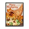 Stupell Industries Happy Thanksgiving Autumn Harvest Cornucopia view 1