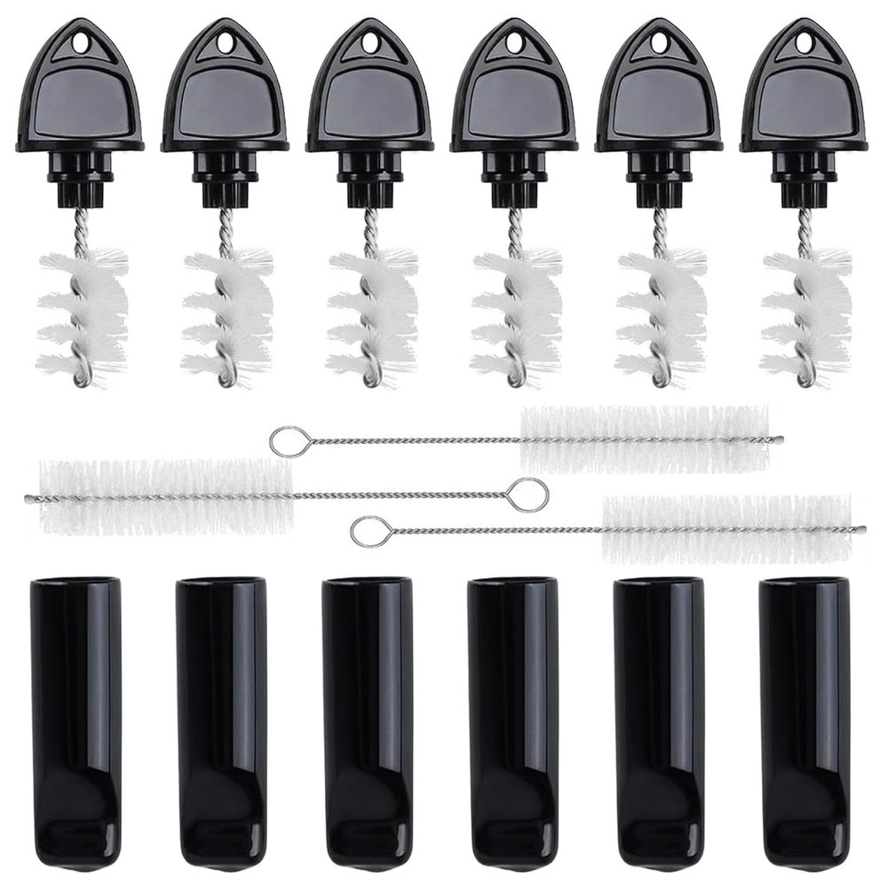 MRbrew Beer Tap Plug Brush & Faucet Covers Kit, 15Pcs Beer Tap Cleaning Kit