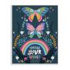 Stupell Industries Spread Your Wings Quote Intricate Butterfly Patterns view 1