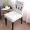 6Pcs Dining Chair Covers Protector Stretch Removable Washable Seat Cushion Slipcover,American Flag Funny Gnomes Seat Cover Spandex for Dining Room Restaurant Hotel,Independence Day view 2