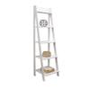 ADEPTUS Jela Soild Wood Split 5 Shelf Ladder (White) view 1