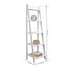 ADEPTUS Jela Soild Wood Split 5 Shelf Ladder (White) view 3