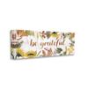 Stupell Industries Be Grateful Phrase Autumn Sunflower Floral Border view 1