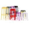 Kitchen & Dining Room Chairs Side Chairs Modern Acrylic Counter Bar Stool in Clear, Nordic High Stool, Plastic Dining Table Chair, for Kitchen Breakfast Counter Conservatory Cafe Pub view 4
