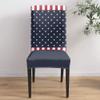 6Pcs Dining Chair Covers Protector Stretch Removable Washable Seat Cushion Slipcover,Independence Day 4th of July Seat Cover Spandex for Dining Room Restaurant Hotel,Patriotic American Flag view 4