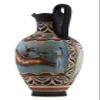 Bull Leaping Fresco Minoan Dolphins Knossos Vase Ancient Greek Pottery Ceramic view 2