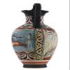 Bull Leaping Fresco Minoan Dolphins Knossos Vase Ancient Greek Pottery Ceramic view 3