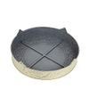 22-Inch Wide Gold Round Embossed Cake Stand Riser Wedding Birthday Party Dessert Display Pedestal Centerpiece Wholesale view 4