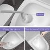 Leying Toilet Brush and Waste Bin Set,Bathroom Toilet Holder Brush Multifunction 3 In 1 14L Trash Can and Toilet Brush and Holder Set for Bathroom view 3