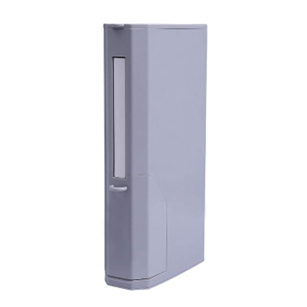 Toilet Brush and Waste Bin Set Toilet Holder Brush Multifunction 3 In 1 for Bathroom Cleaning (gray)