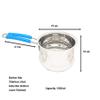 Bartan Hub Induction Bottom Saucepan Set(Stainless Steel,Laser Finished, 750 ml, 1500 ml) view 2