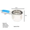 Bartan Hub Induction Bottom Saucepan Set(Stainless Steel,Laser Finished, 750 ml, 1500 ml) view 3