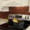 FASDE Traditional Style/Pattern 1 Decorative Vinyl 18in x 24in Backsplash Panel in Moonstone Copper (5 Pack) view 2
