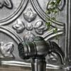 FASDE Traditional Style/Pattern 1 Decorative Vinyl 18in x 24in Backsplash Panel in Crosshatch Silver (5 Pack) view 4