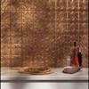 FASDE Traditional Style/Pattern 1 Decorative Vinyl 18in x 24in Backsplash Panel in Antique Bronze (5 Pack) view 2