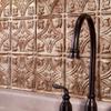 FASDE Traditional Style/Pattern 1 Decorative Vinyl 18in x 24in Backsplash Panel in Bermuda Bronze (5 Pack) view 3