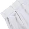 ChadMade Linen Cotton 2 Panels 27 Inch Wide by 108 Inch Long Curtains Room Darkening Pinch Pleated Draperies Living Room Patio Sliding Door Extra Long Drapes, Paper White, Cary Collection view 3