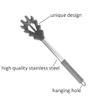 Silicone Pasta Fork, Spaghetti Server, Professional Pasta Server Spoon Heat Resistant Noodle Spoon, Spaghetti Strainer Best Cooking Tools view 4