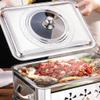 Cabilock Stainless Steel Pot Lid Cover Protector for Kitchen Visible Lid Anti-oil Splashing Cookware for Home and Restaurant Use Kitchen Gadget view 2