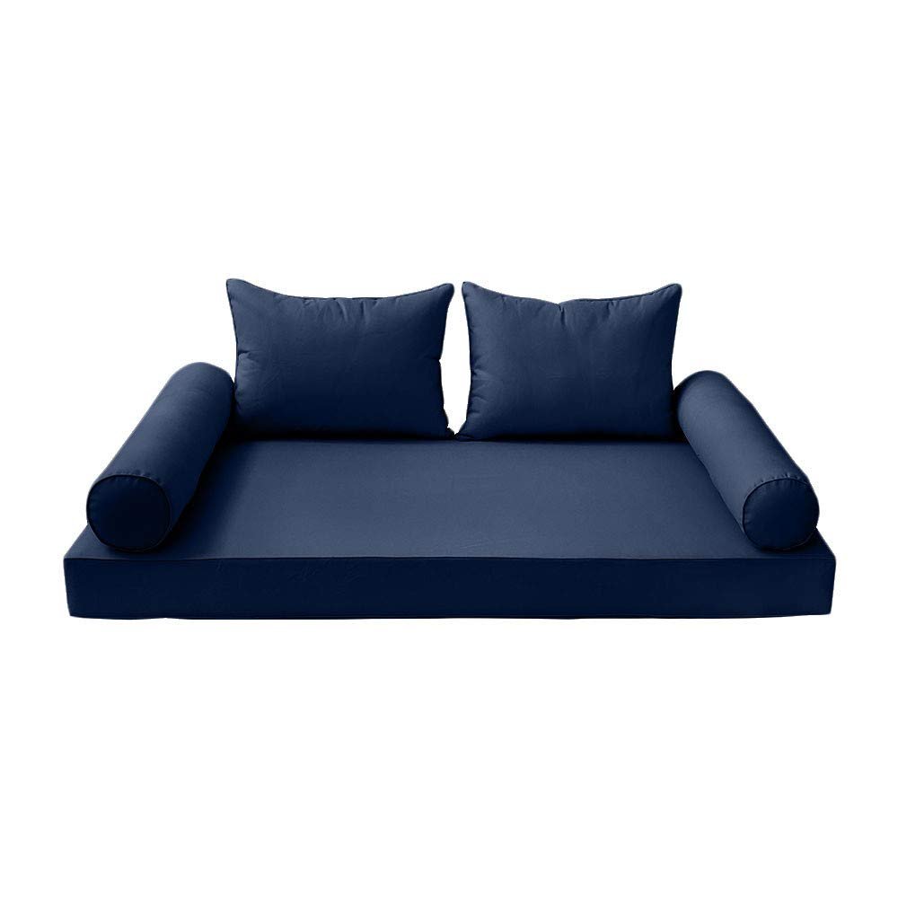 DBM IMPORTS *Cover ONLY*-S4 Outdoor Daybed Mattress Bolster Cushion Same Pipe Queen-AD101