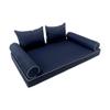 DBM IMPORTS *Cover ONLY*-Style 4 Daybed Mattress Bolster Pillow Contrast Trim Twin-AD101 view 2