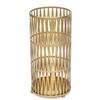 Edeco 19" Tall Modern Metal Umbrella Stand for Entryway, Round Cane and Walking Stick Holder with Drip Tray, Elegant Home & Office Foyer Decor, Gold view 1