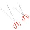 Cabilock 2pcs Eel Crab Tongs Curved Garbage Picker Tools for Outdoor Clean-up Lengths for Trash Mud Fish and Crab Collection view 1