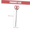 Cabilock 2pcs Eel Crab Tongs Curved Garbage Picker Tools for Outdoor Clean-up Lengths for Trash Mud Fish and Crab Collection view 2