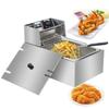 N/C 2500W 6.3QT/6L Stainless Steel Electric Deep Fryer Home Commercial Restaurant view 1