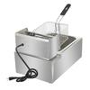 N/C 2500W 6.3QT/6L Stainless Steel Electric Deep Fryer Home Commercial Restaurant view 3