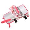 0.3-15mm Adjustable Manual Frozen Meat Slicer - Cutting Machine with Safe Non-Slip Feet and 200mm Stainless Steel Blade for Beef Roll Meat,Pink view 3