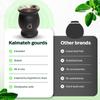 Kalmateh Yerba Mate Cup/Gourd 8.6oz, Stainless Steel Tea Cup, 3 Pcs Set Includes Bombilla Filter Straw & Cleaning Brush view 3