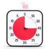 TIME TIMER 12 inch Visual Timer 60 Minute Kids Desk Countdown Clock with Dry Erase Activity Card, Also Magnetic for Classroom, Homeschooling Study Tool, Task Reminder, Home and Kitchen Timer view 1