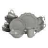 10 Strawberry Street Oxford Gray 24 Piece Dinnerware Set view 1