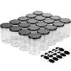 12oz Glass Jars with Lids, 20 Pcs Empty Candle Jars for Making Candle, Mason Canning Jars for Spice, Jam, Liquid, Baby Food Storage, Meal Prep, Craft, DIY Gift, Sample Container, Dishwasher Safe view 1