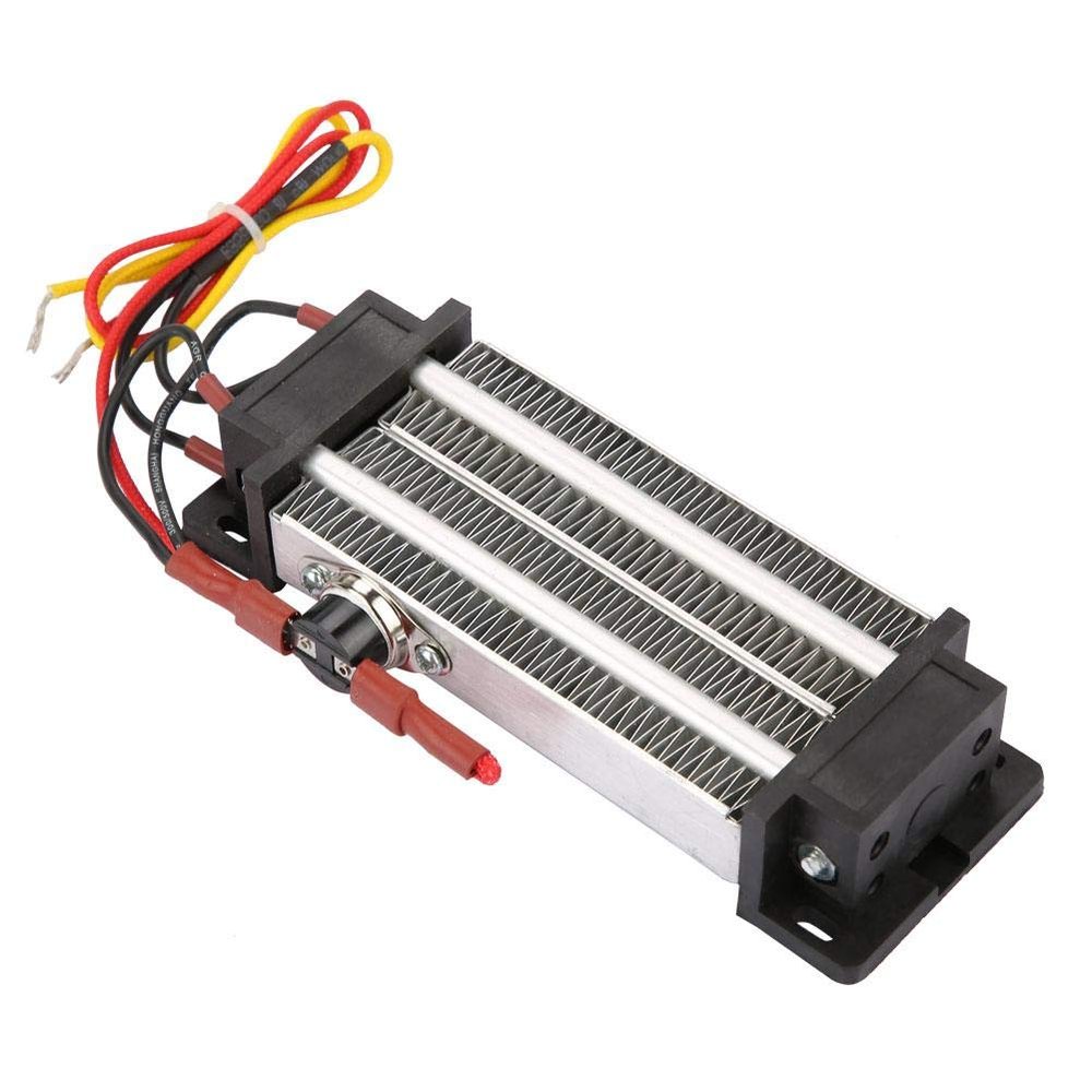 Oumefar 500W Ceramic Air Heater, Thermostat Heater Insulated Ceramic Air Heating Electric Heater 110V Heating for Air Curtain Machine and Humidifier