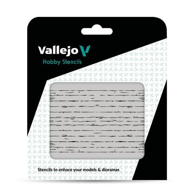 Vallejo AV Stencils - 1:35 Wood Texture No. 1