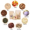 LZLPACKING Kraft Stand Up bags 100 Pcs,Brown Resealable Bags with Window for Home or Business,Coffee,Food Storage Bags,Sealable Bags for Packaging(3.95.9) view 4